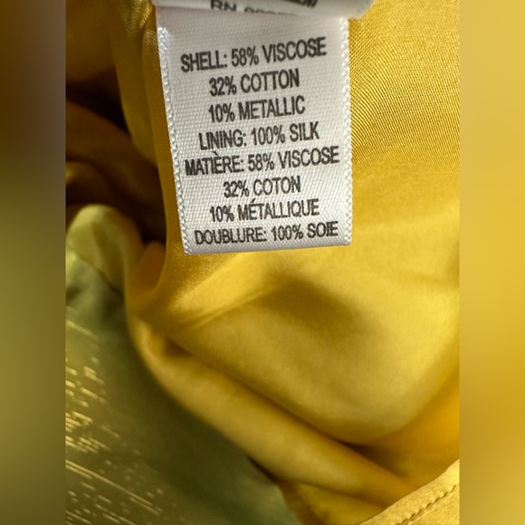 Vera Wang Strapless Chartreuse Mini Dress - Picture 2 of 6